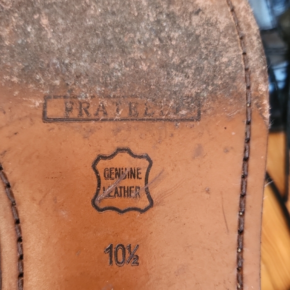 Fratelli Black Wingtip Dress Shoes - Picture 7 of 7